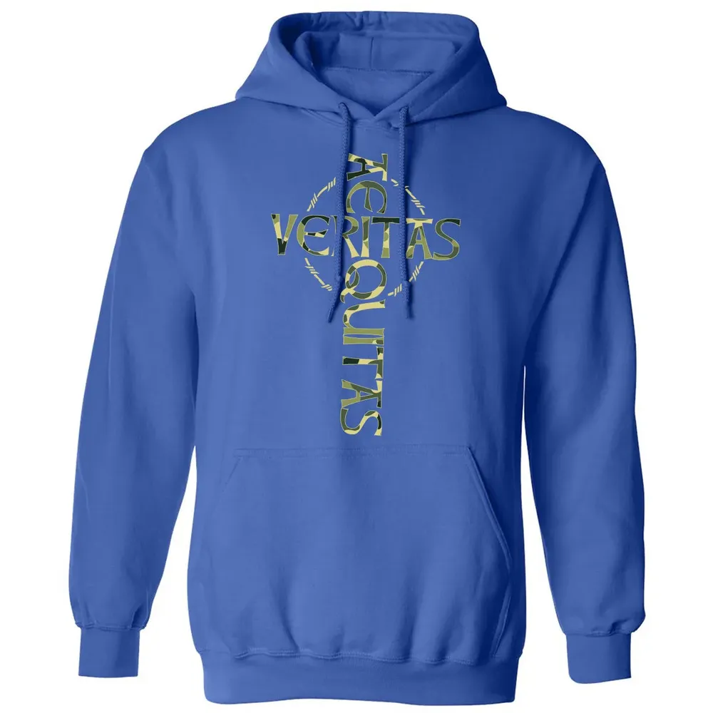 Veritas Aequitas Camo Cross Classic Unisex Hoodie - 9