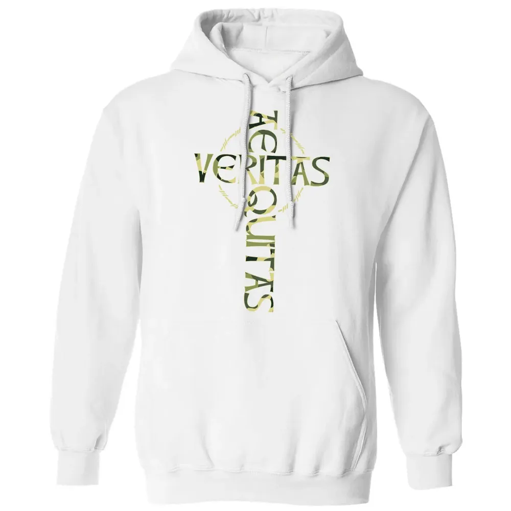 Veritas Aequitas Camo Cross Classic Unisex Hoodie - 11