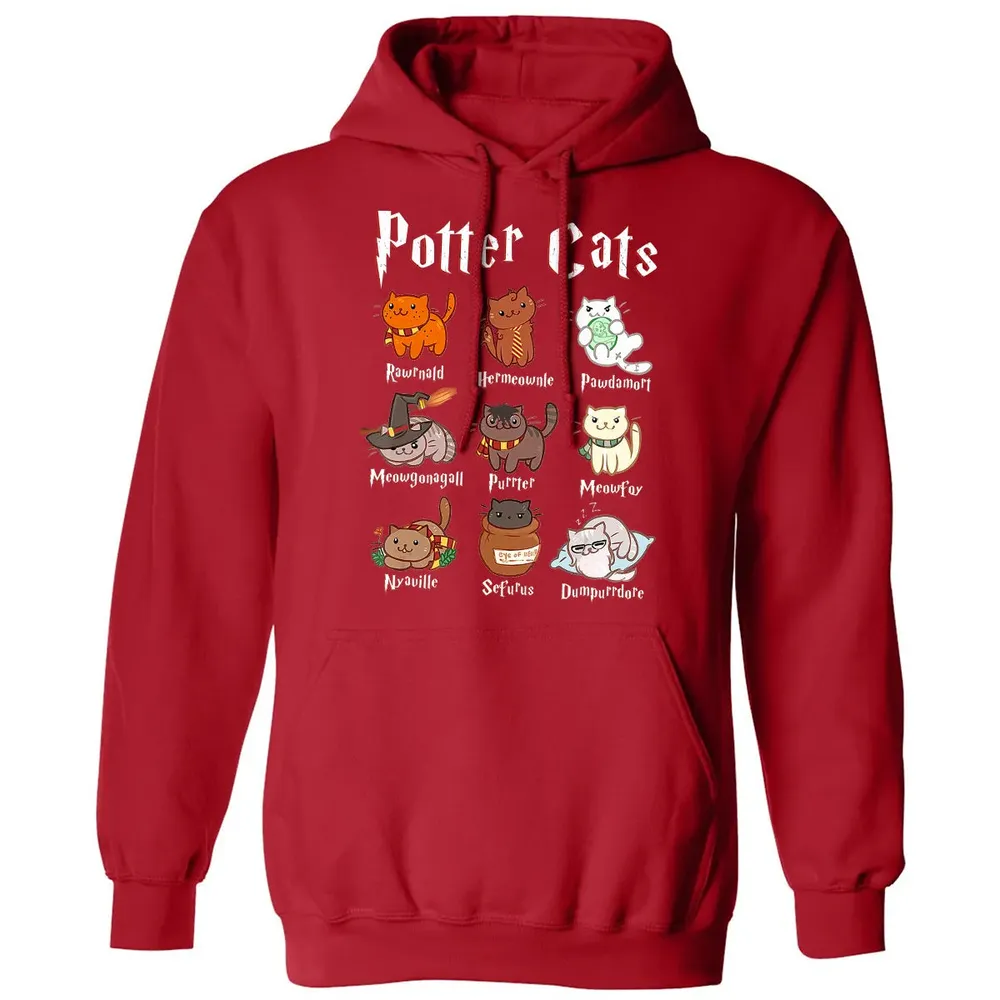 Potter Cats    Funny gift for Cat Lovers Classic Unisex Hoodie - 5