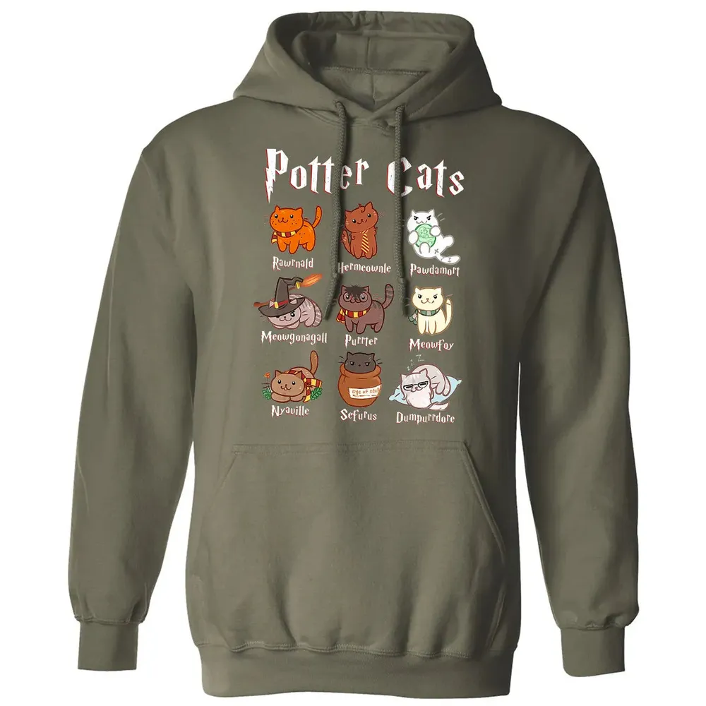 Potter Cats    Funny gift for Cat Lovers Classic Unisex Hoodie - 4