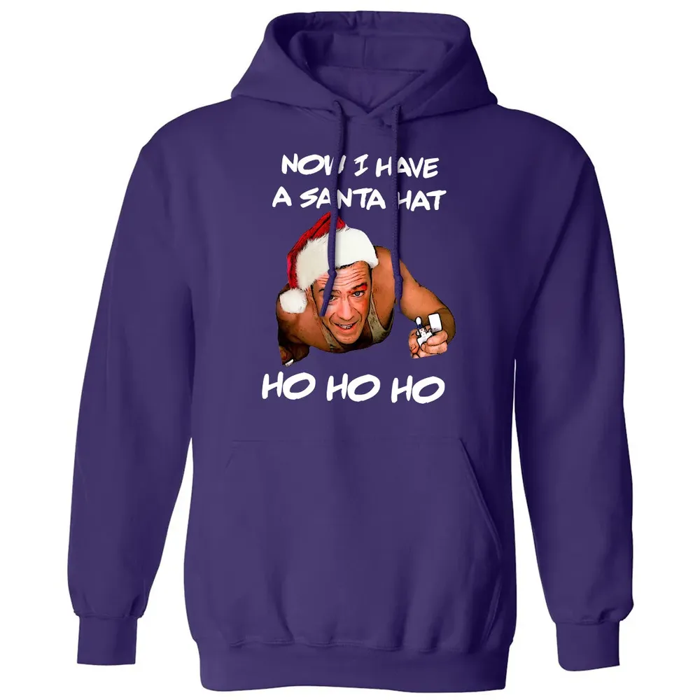 Now I Have A Santa Hat Ho-Ho-Ho Classic Unisex Hoodie - 6