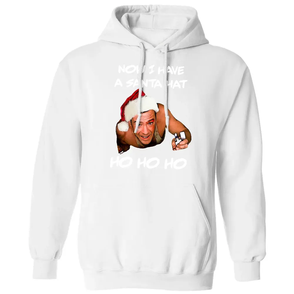 Now I Have A Santa Hat Ho-Ho-Ho Classic Unisex Hoodie - 11