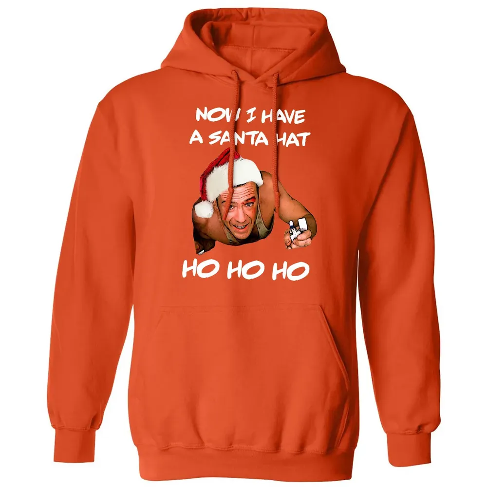 Now I Have A Santa Hat Ho-Ho-Ho Classic Unisex Hoodie - 10