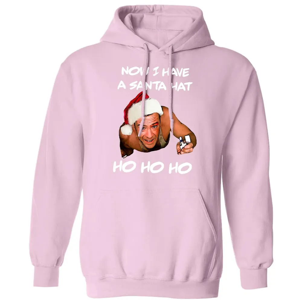 Now I Have A Santa Hat Ho-Ho-Ho Classic Unisex Hoodie - 3