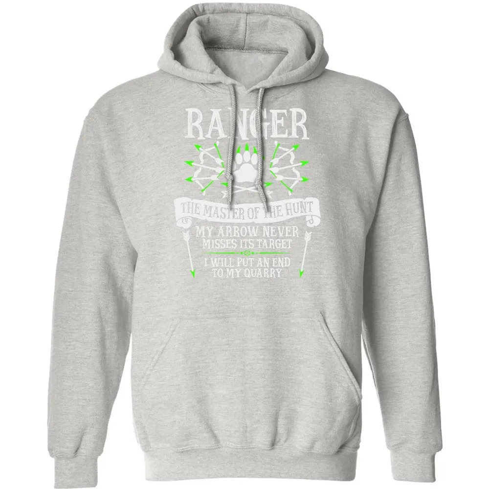 RANGER, The Master of the Hunt (White Text) Classic Unisex Hoodie - 8
