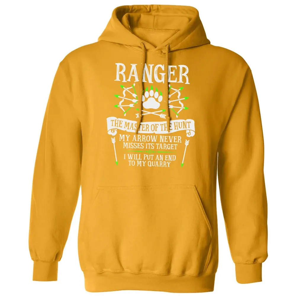 RANGER, The Master of the Hunt (White Text) Classic Unisex Hoodie - 12