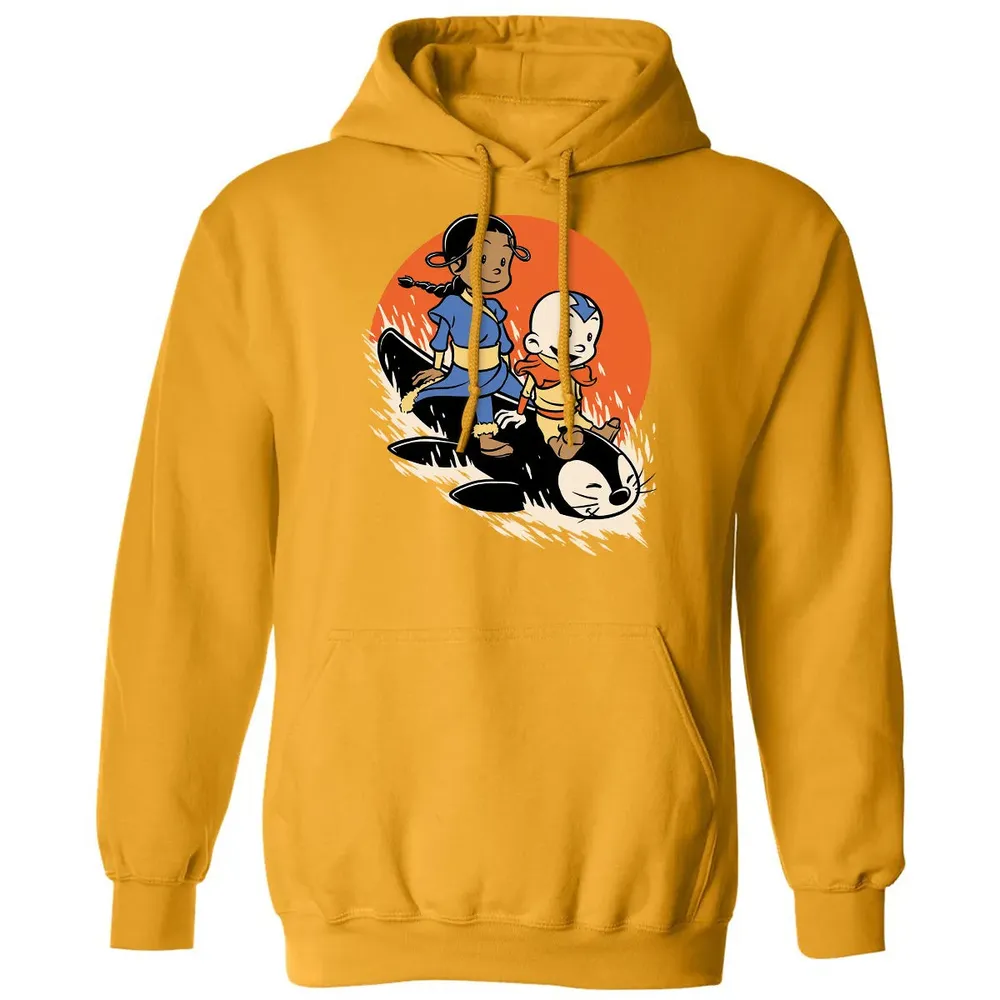 Penguin Sledding Fun Classic Unisex Hoodie - 12