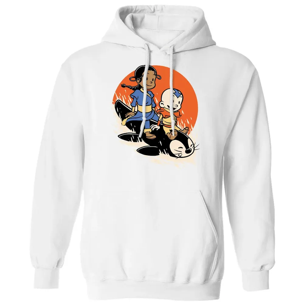 Penguin Sledding Fun Classic Unisex Hoodie - 11