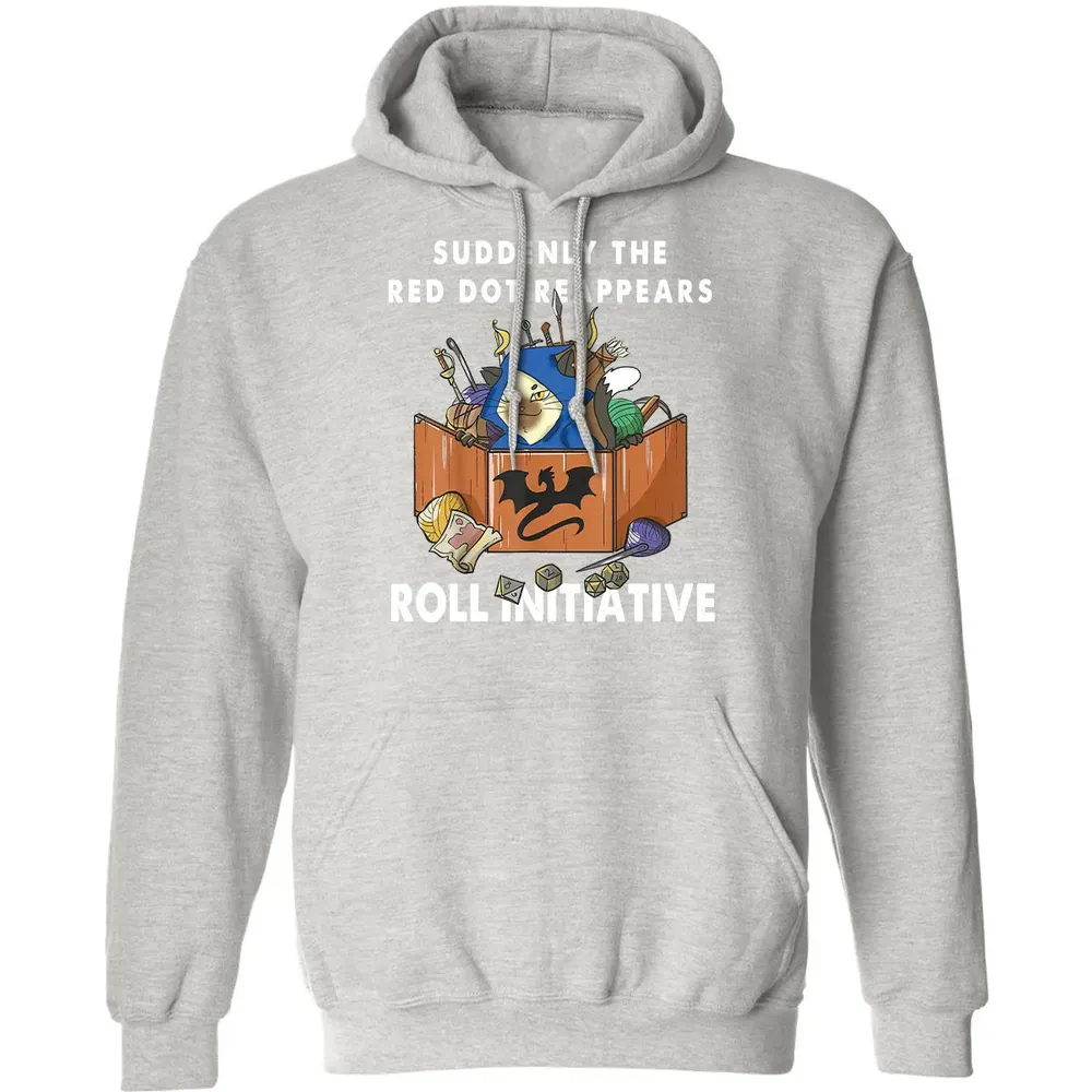 Suddenly The Red Dot Reappears Roll Initiative Classic Unisex Hoodie - 8