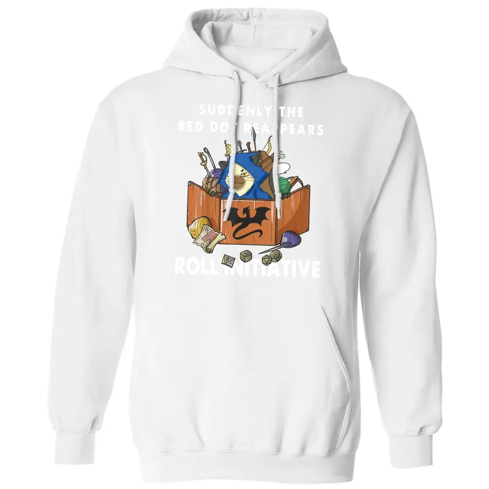 Suddenly The Red Dot Reappears Roll Initiative Classic Unisex Hoodie - 11