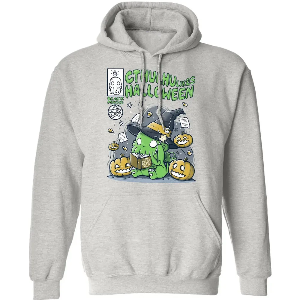 Cthulhu likes Halloween Classic Unisex Hoodie - 8