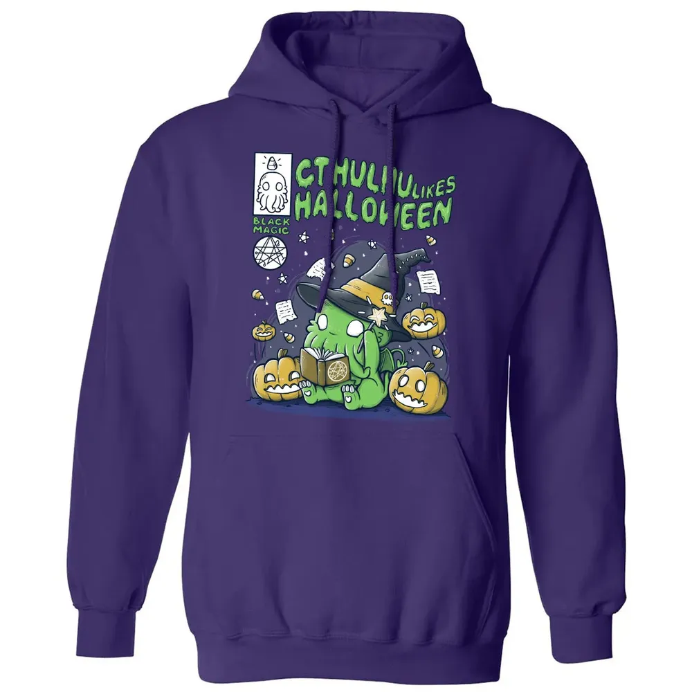 Cthulhu likes Halloween Classic Unisex Hoodie - 6