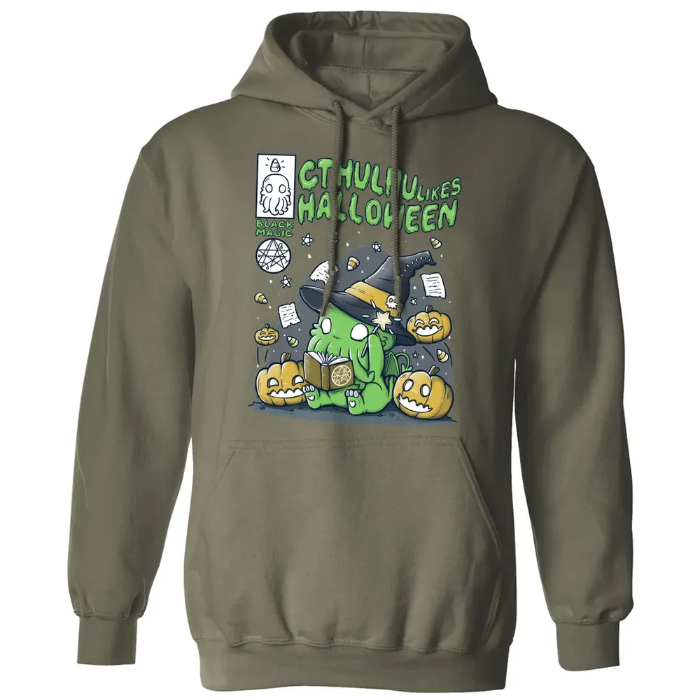 Cthulhu likes Halloween Classic Unisex Hoodie - 4