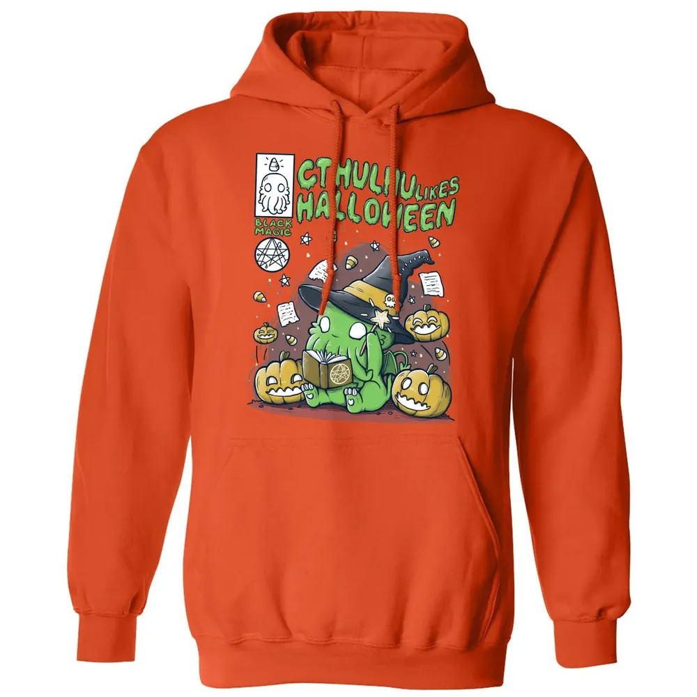Cthulhu likes Halloween Classic Unisex Hoodie - 10