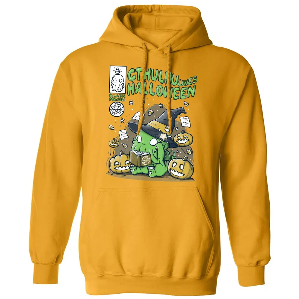 Cthulhu likes Halloween Classic Unisex Hoodie - 12