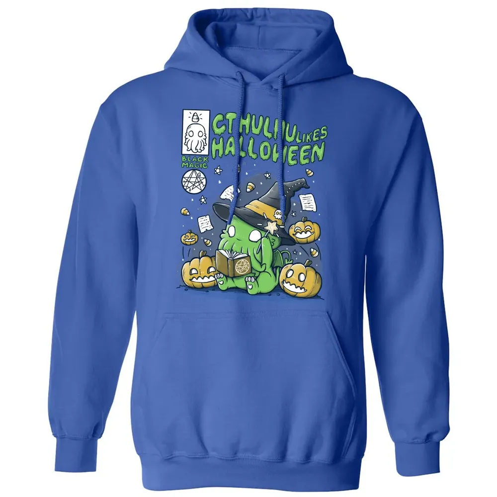 Cthulhu likes Halloween Classic Unisex Hoodie - 9