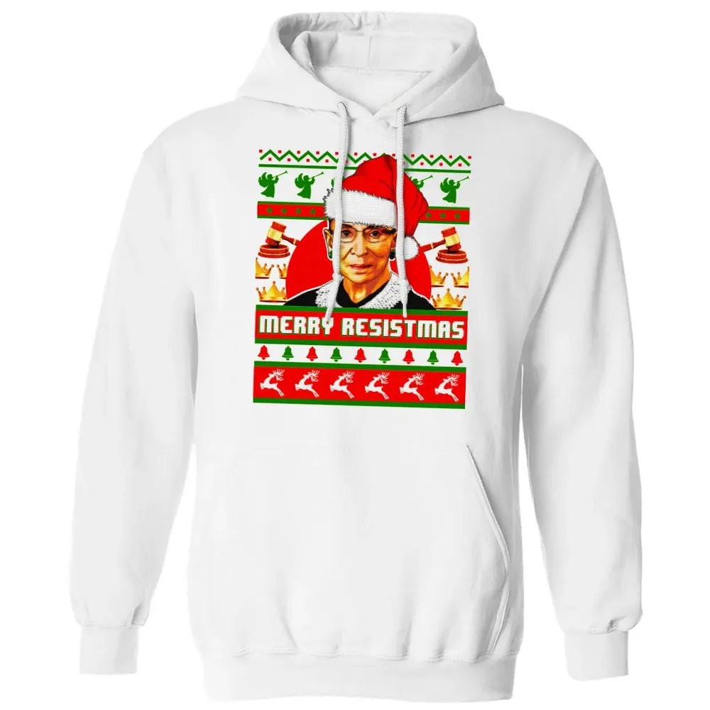 Merry Resistmas Classic Unisex Hoodie - 11