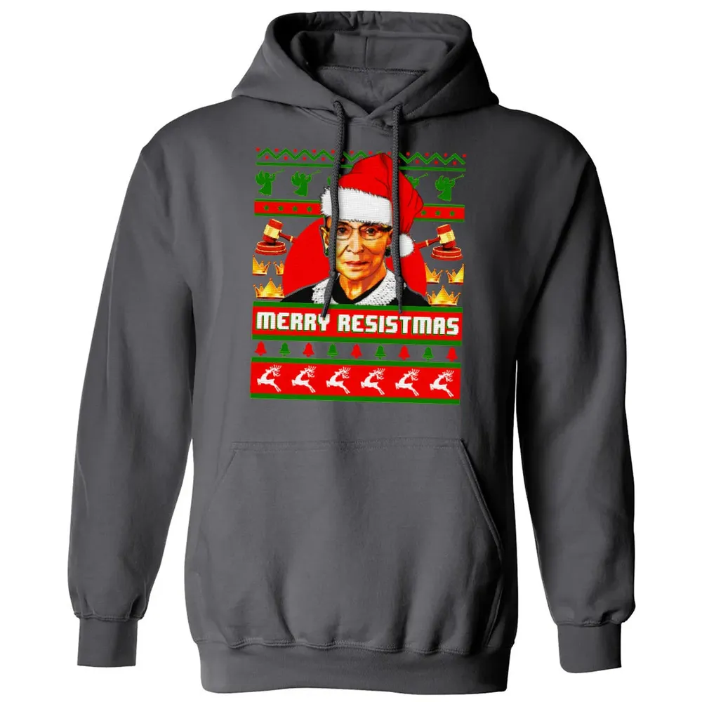 Merry Resistmas Classic Unisex Hoodie - 7