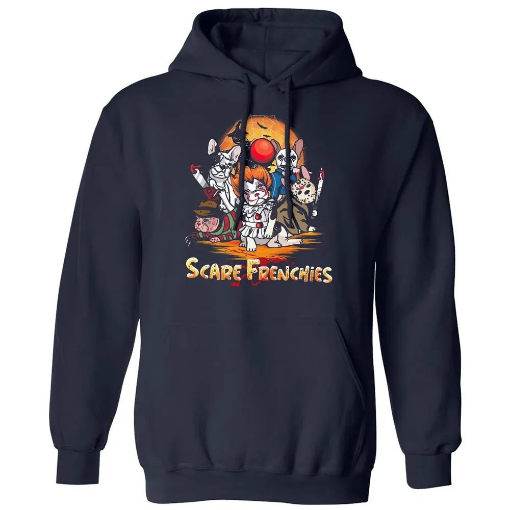 Scare Frenchies Classic Unisex Hoodie - 2