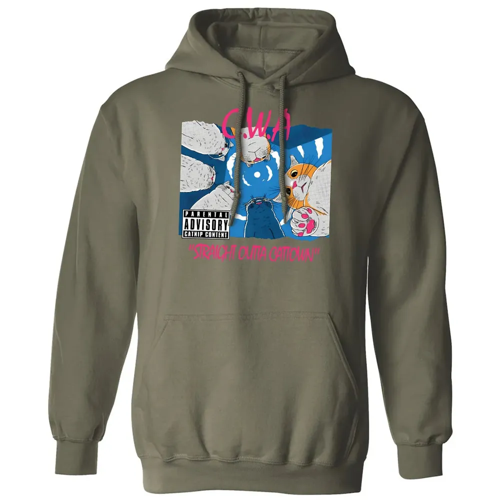 Straight Outta Cattown Classic Unisex Hoodie - 4