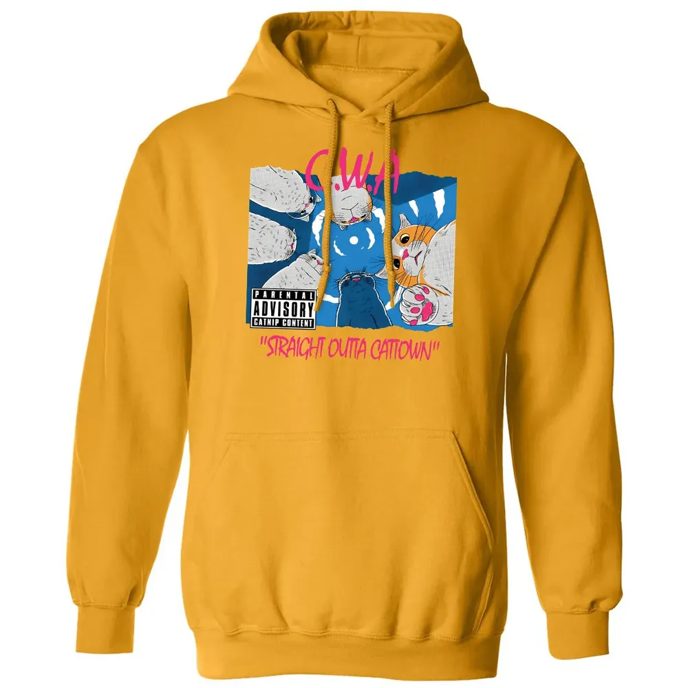 Straight Outta Cattown Classic Unisex Hoodie - 12
