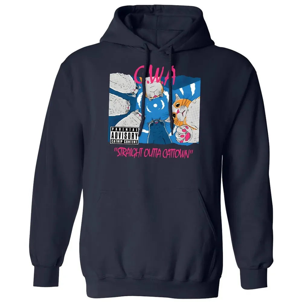 Straight Outta Cattown Classic Unisex Hoodie - 2
