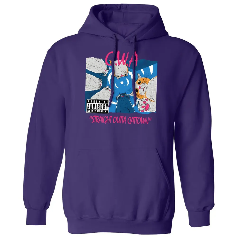 Straight Outta Cattown Classic Unisex Hoodie - 6