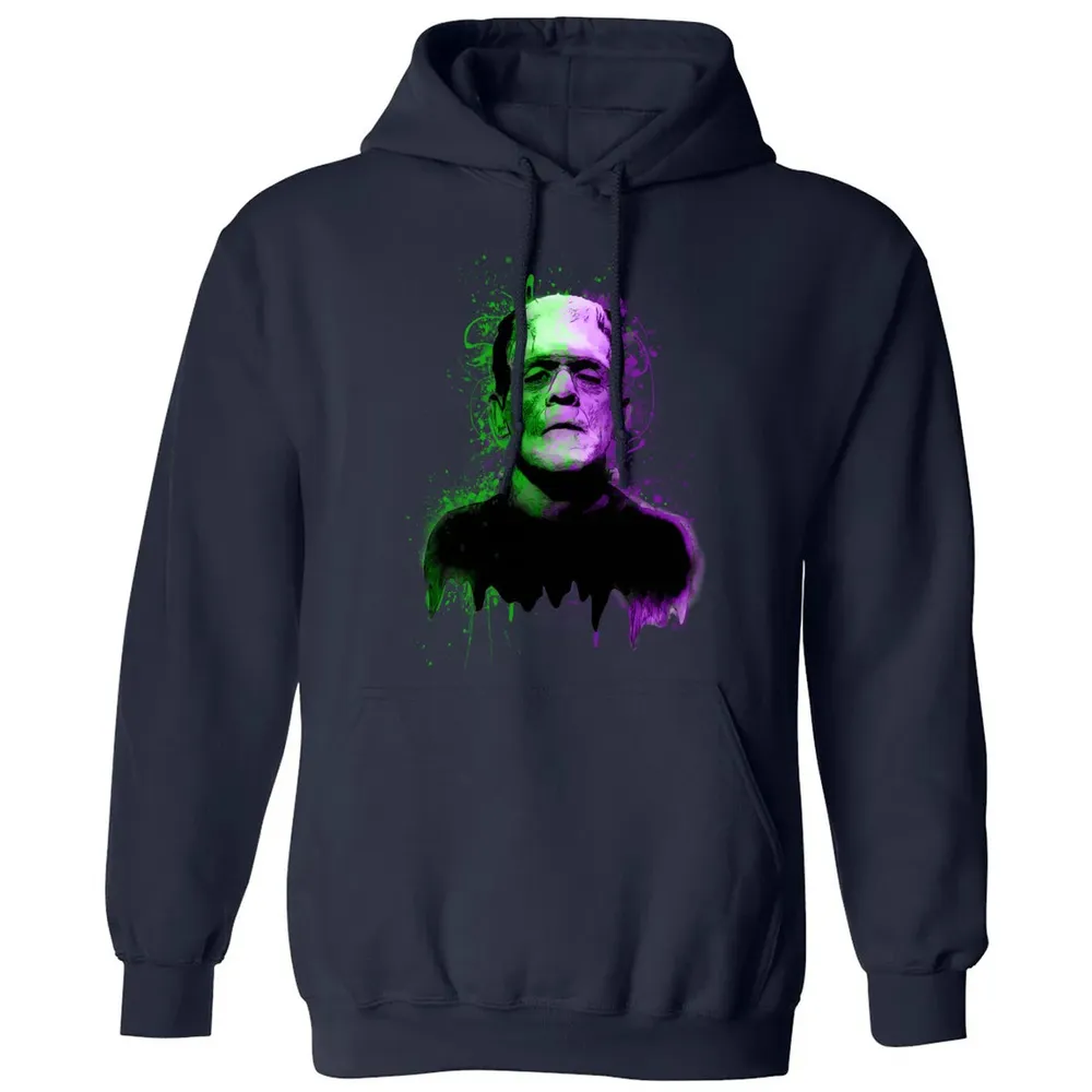 The monster in green and purple Classic Unisex Hoodie - 2