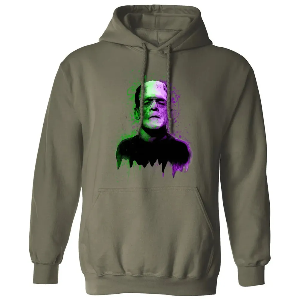 The monster in green and purple Classic Unisex Hoodie - 4
