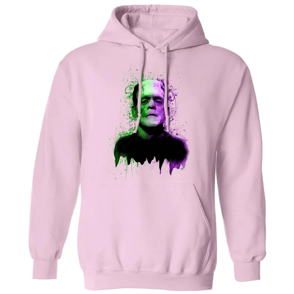 The monster in green and purple Classic Unisex Hoodie - 3