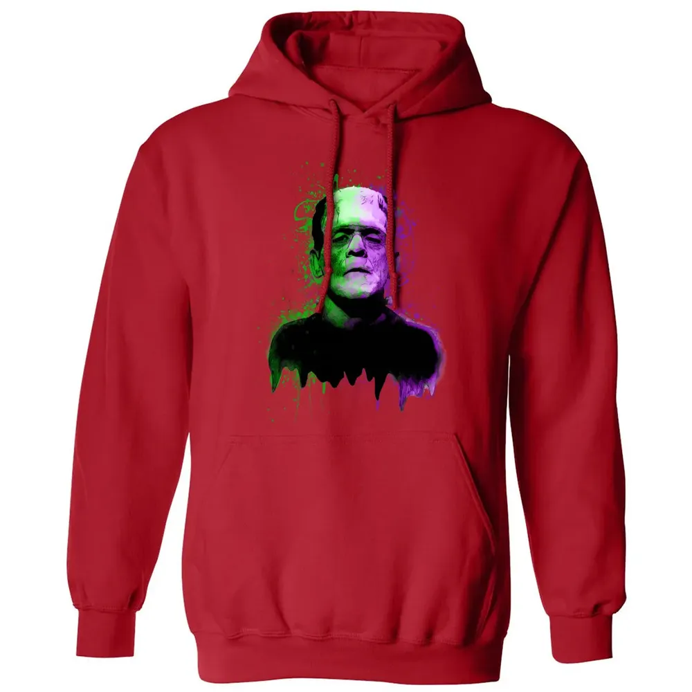 The monster in green and purple Classic Unisex Hoodie - 5