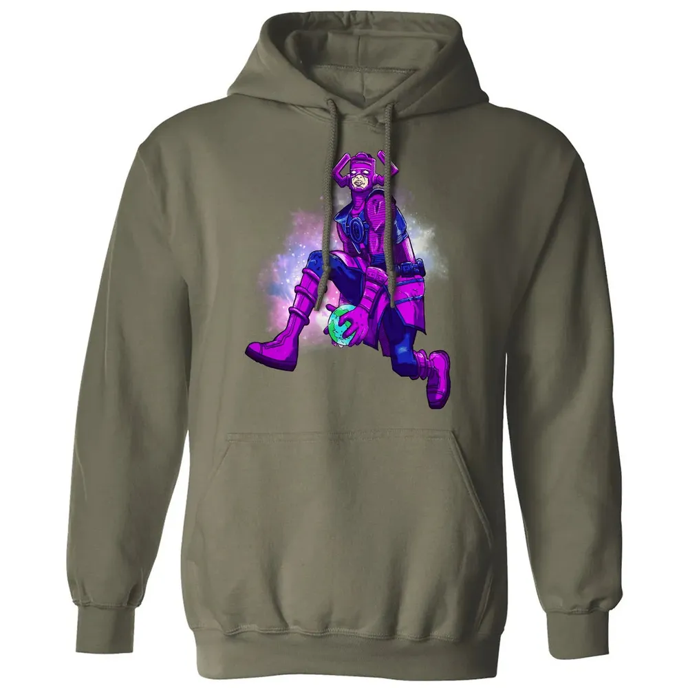 Galactus dunking earth in a black hole Classic Unisex Hoodie - 4