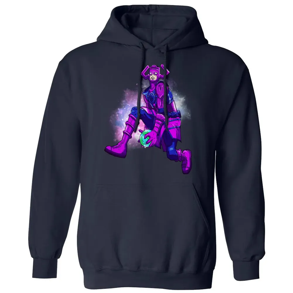 Galactus dunking earth in a black hole Classic Unisex Hoodie - 2