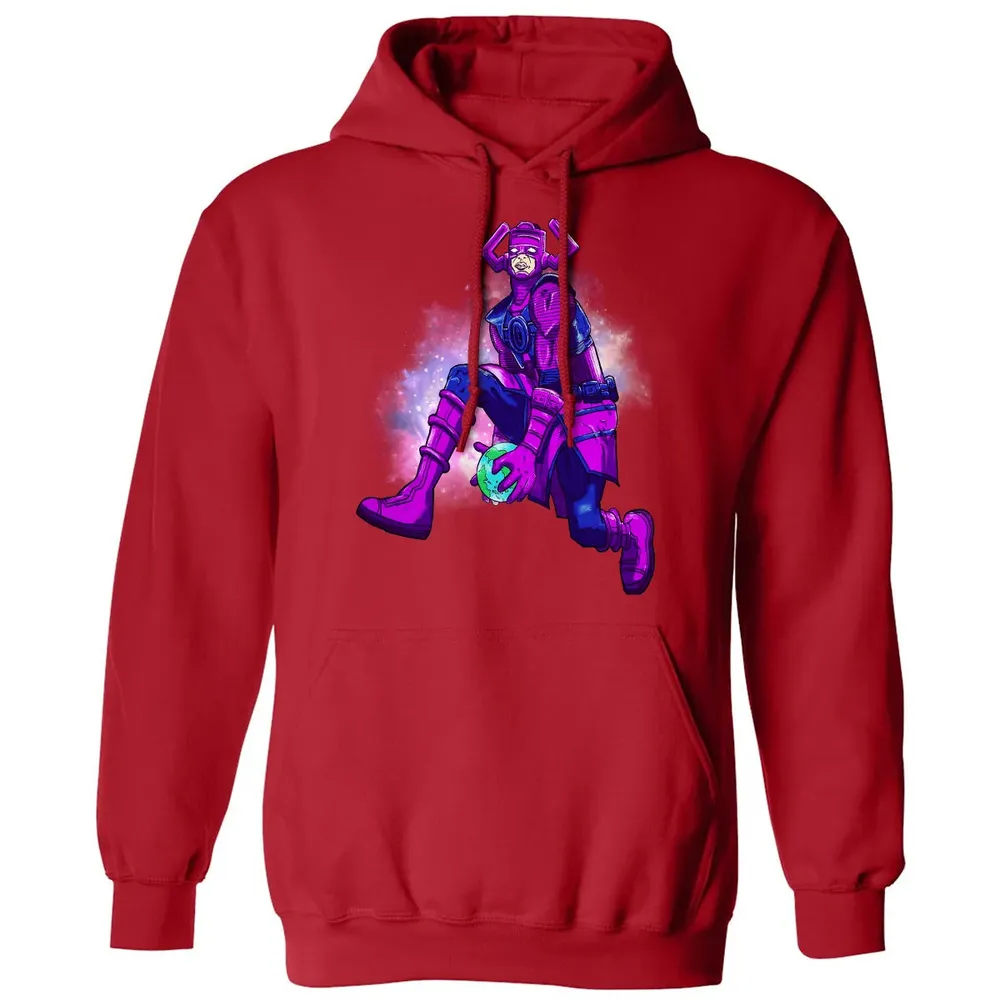 Galactus dunking earth in a black hole Classic Unisex Hoodie - 5