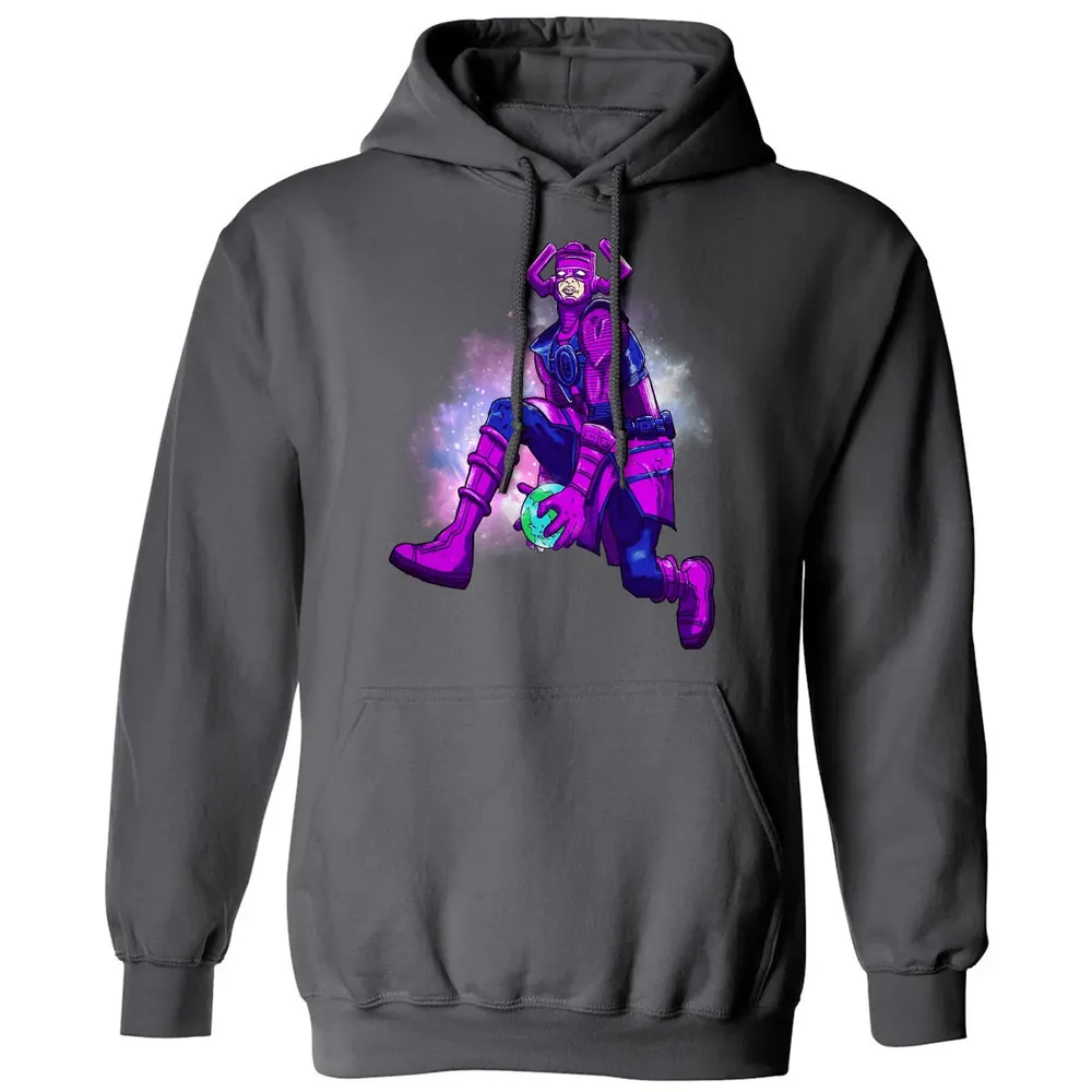 Galactus dunking earth in a black hole Classic Unisex Hoodie - 7