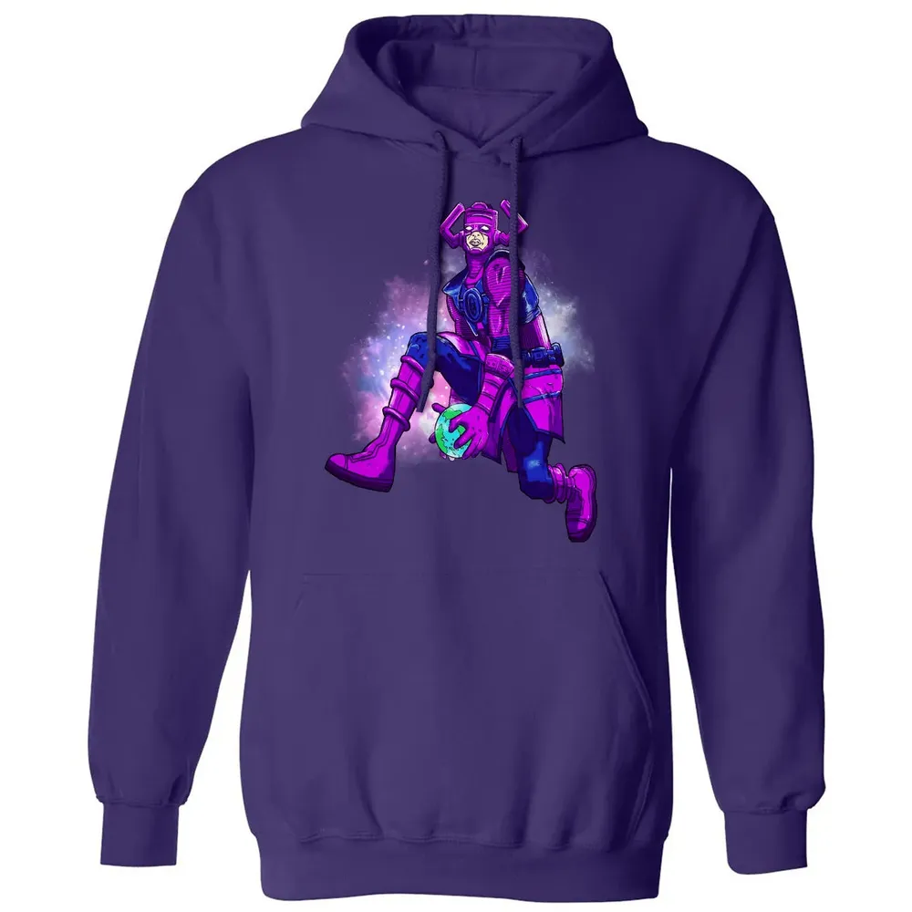 Galactus dunking earth in a black hole Classic Unisex Hoodie - 6