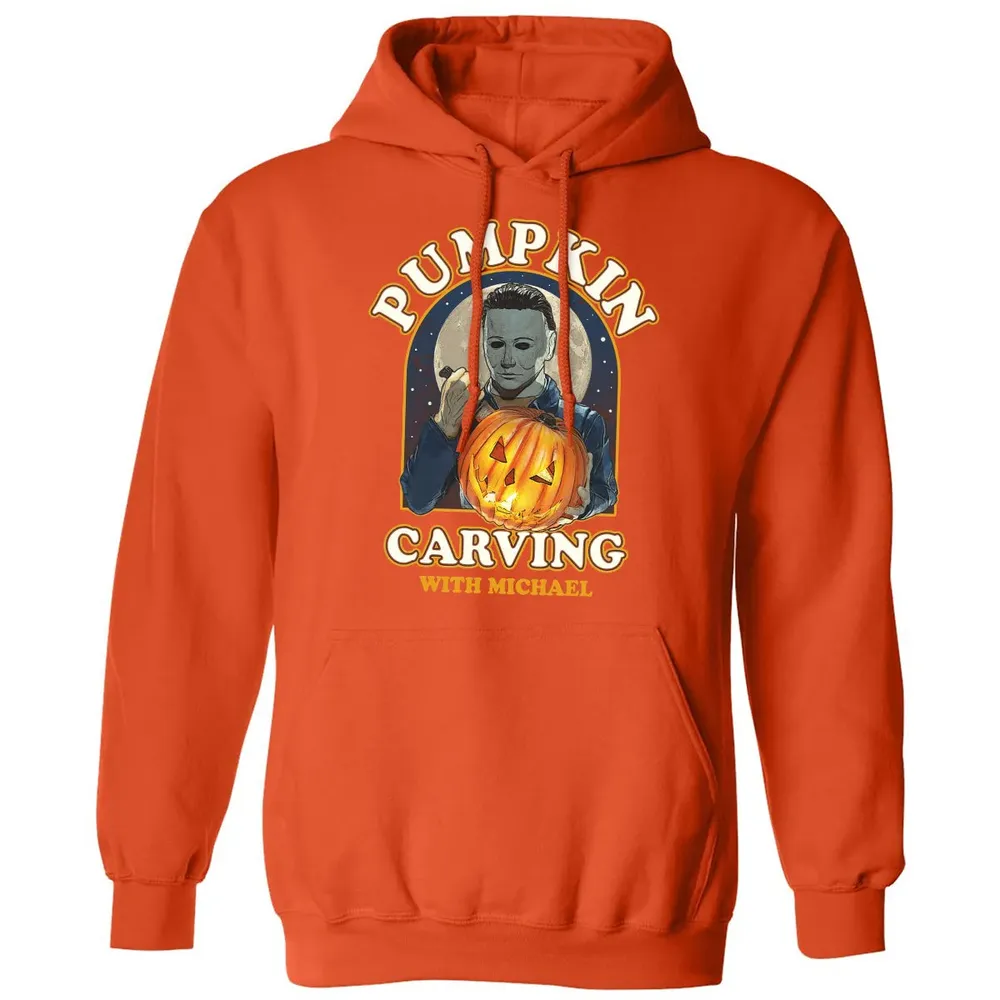 Pumpkin Carving With Michael Classic Unisex Hoodie - 10