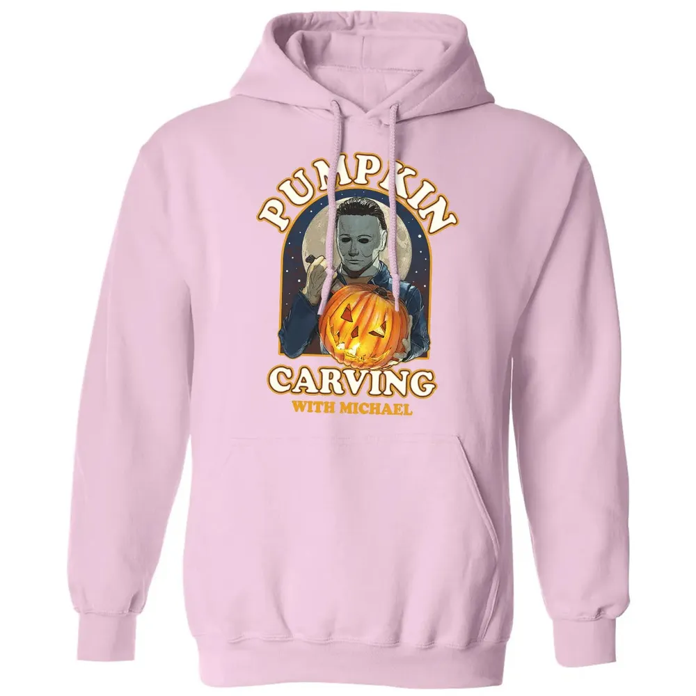 Pumpkin Carving With Michael Classic Unisex Hoodie - 3