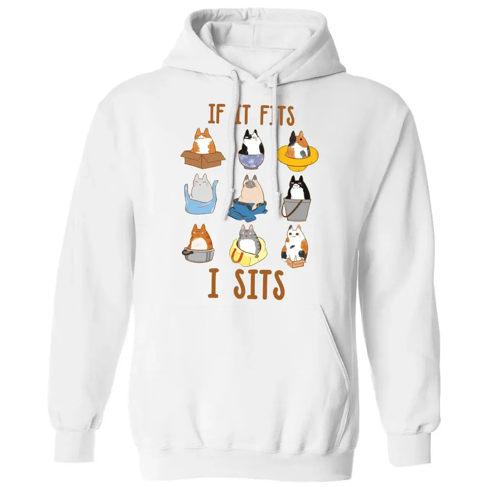 If It Fits I Sits Classic Unisex Hoodie - 11