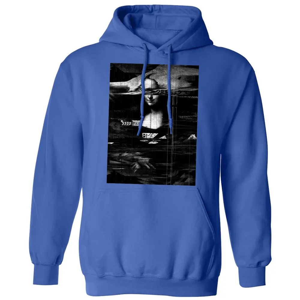 MONA LISA GLITCH Classic Unisex Hoodie - 9