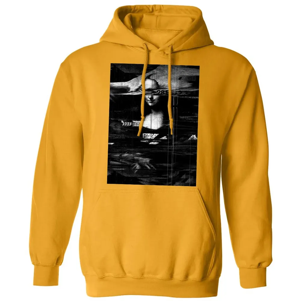 MONA LISA GLITCH Classic Unisex Hoodie - 12