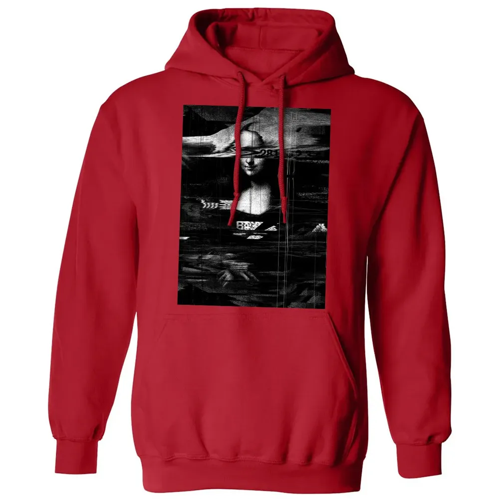 MONA LISA GLITCH Classic Unisex Hoodie - 5