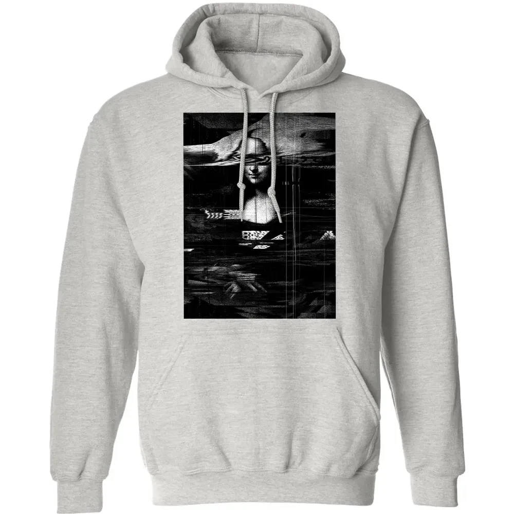 MONA LISA GLITCH Classic Unisex Hoodie - 8