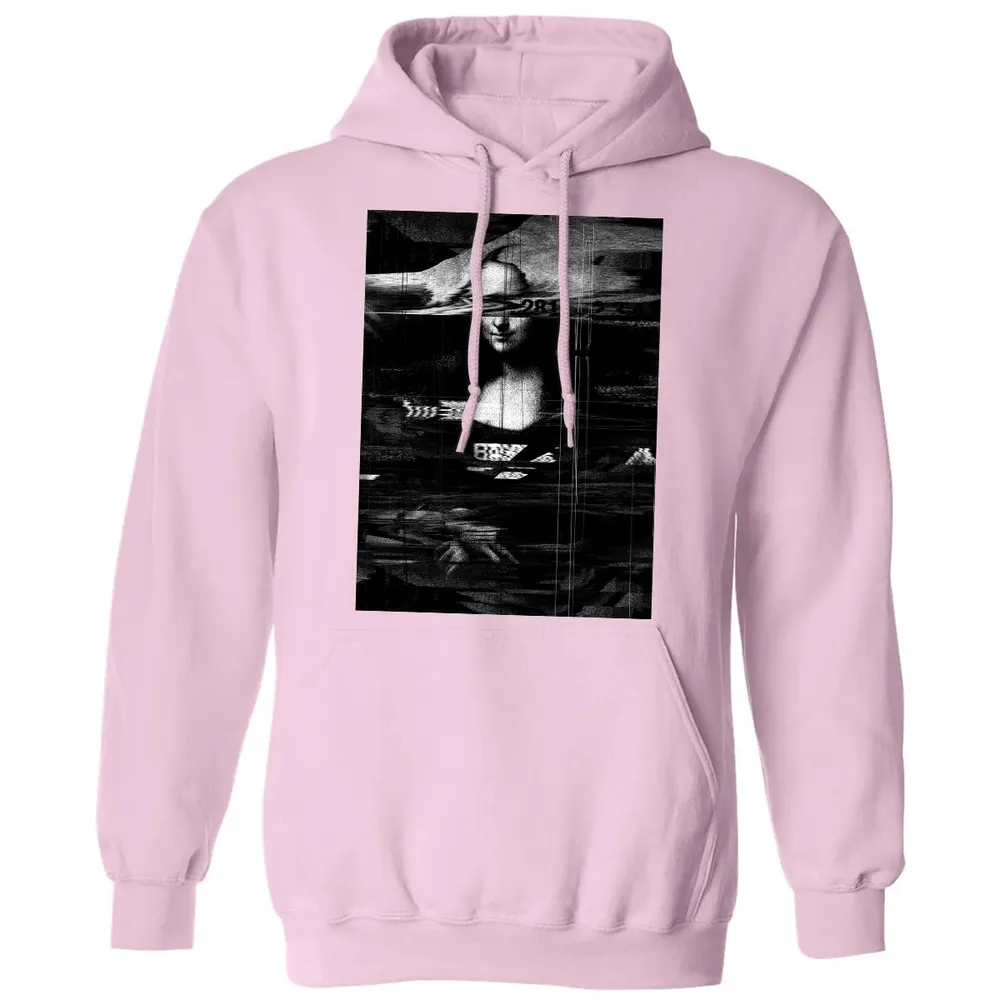 MONA LISA GLITCH Classic Unisex Hoodie - 3