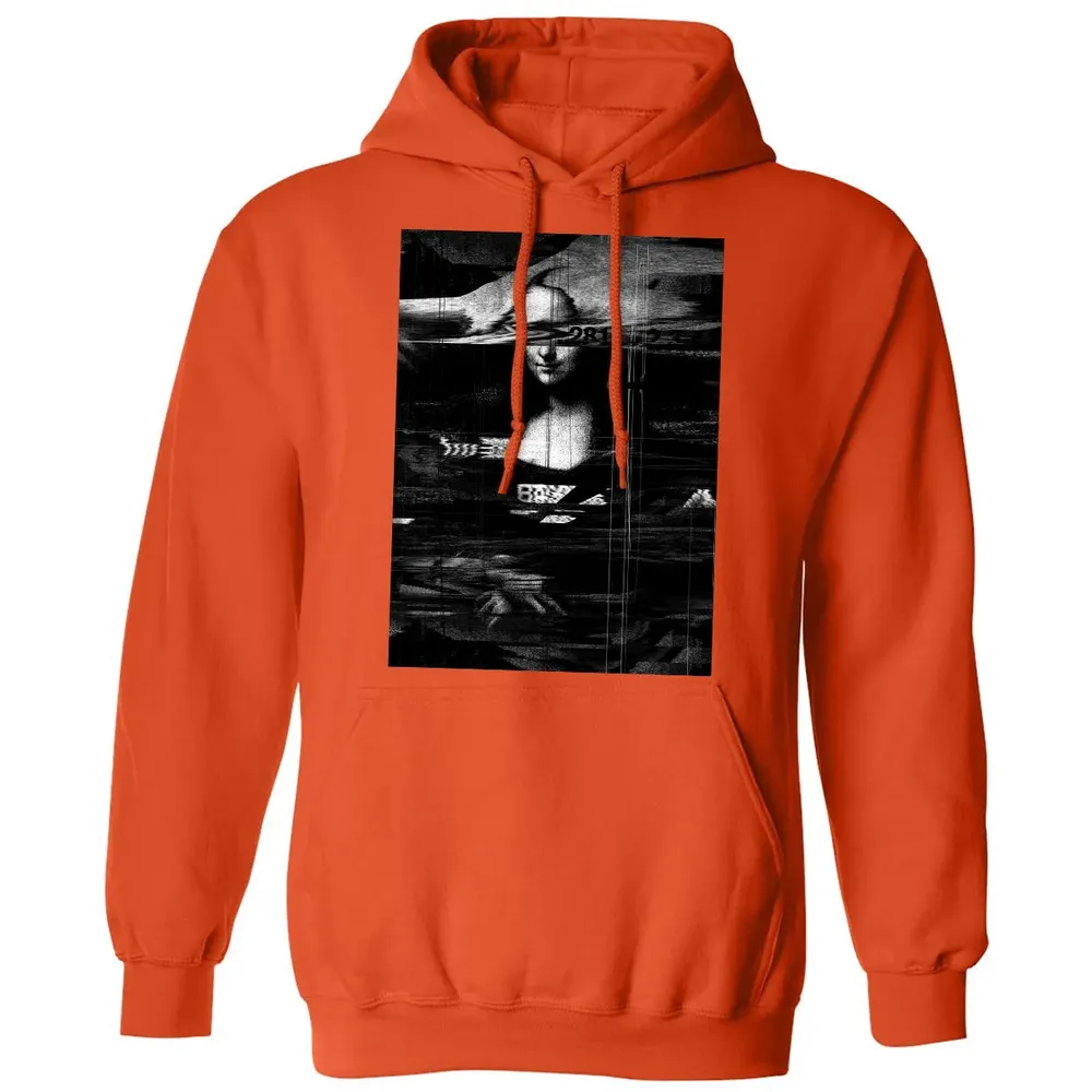 MONA LISA GLITCH Classic Unisex Hoodie - 10