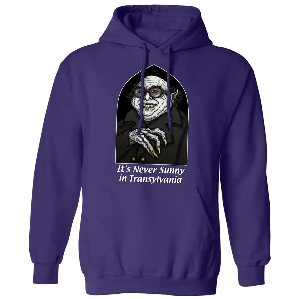 Never Sunny In Transylvania Classic Unisex Hoodie - 6