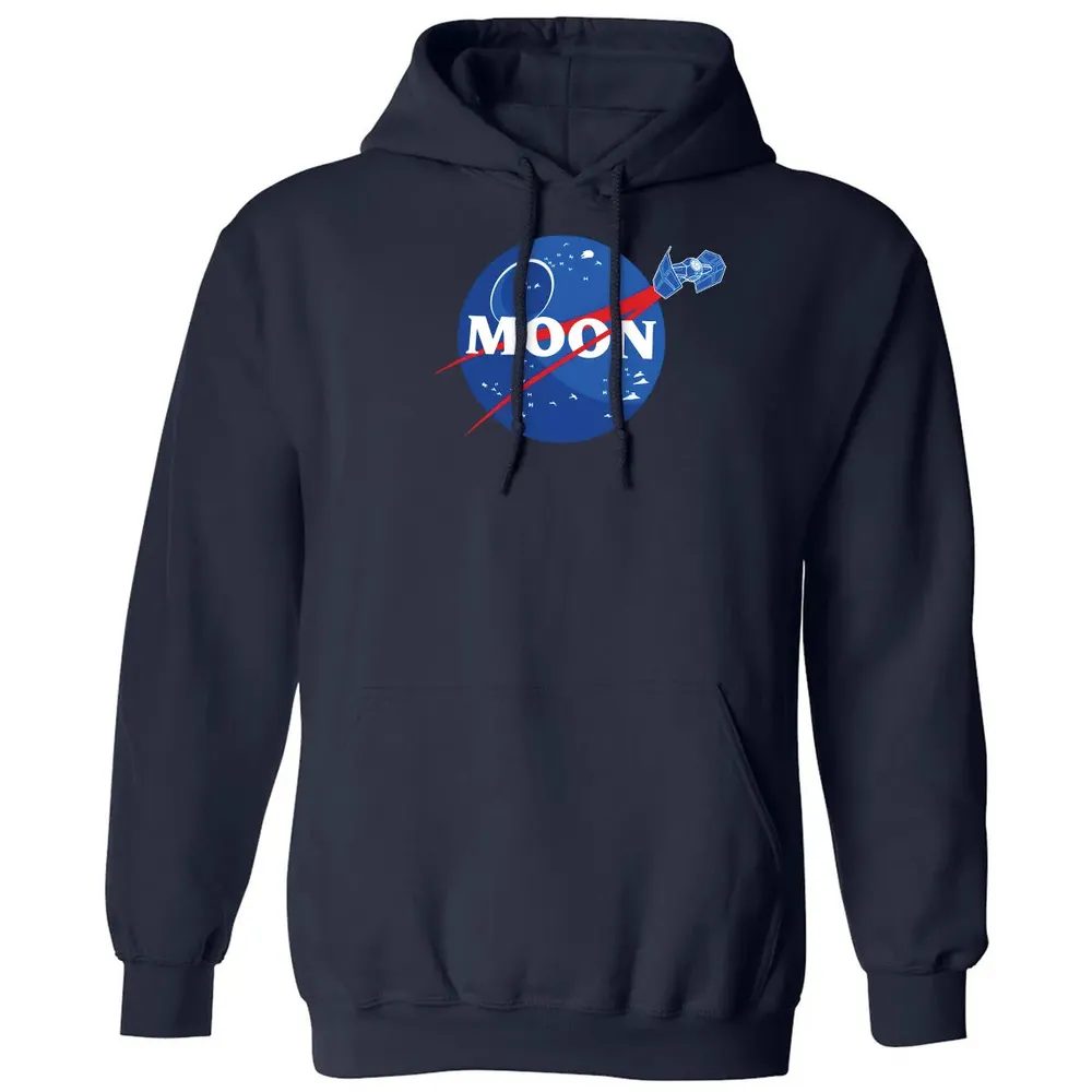 Moon Spaceship Classic Unisex Hoodie - 2