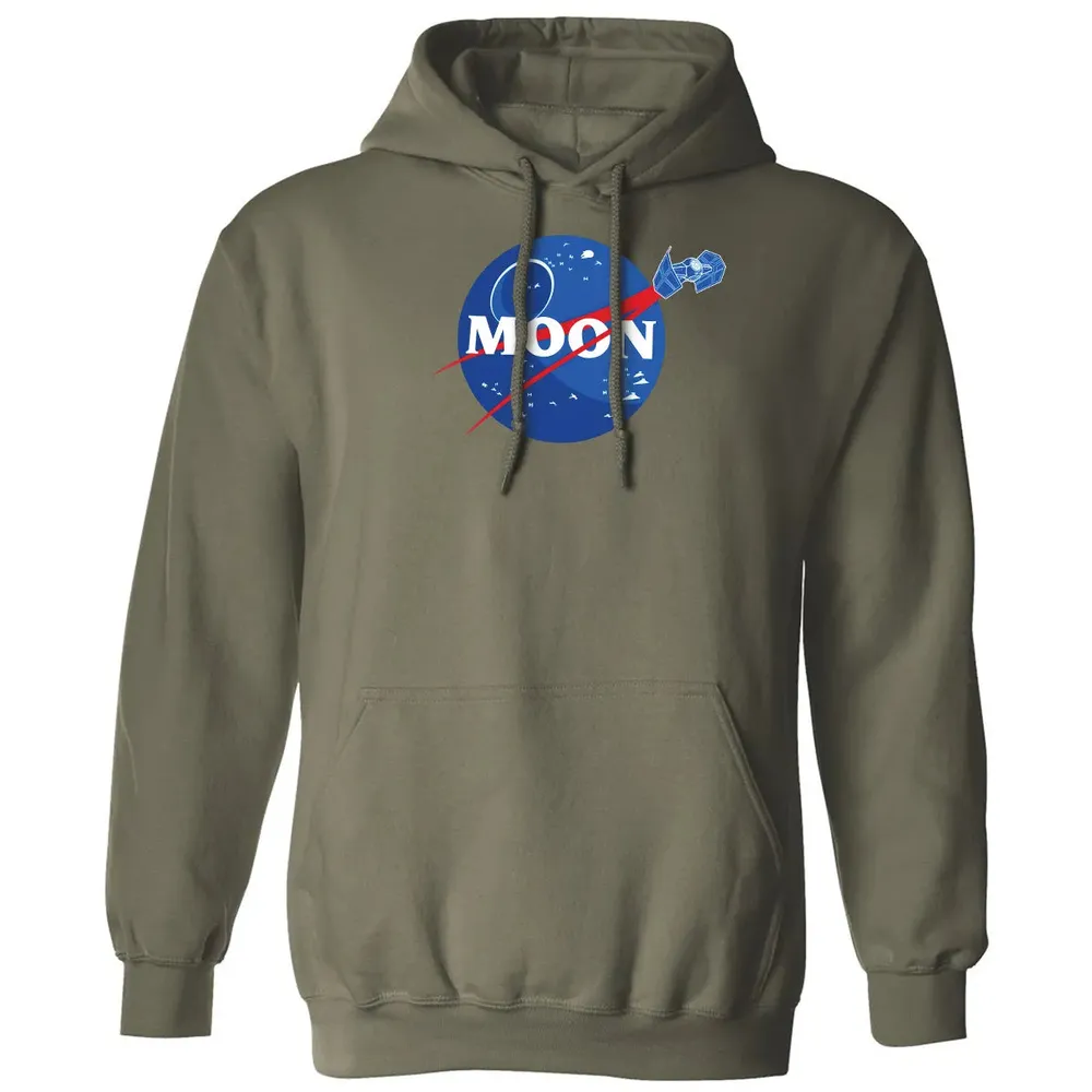 Moon Spaceship Classic Unisex Hoodie - 4
