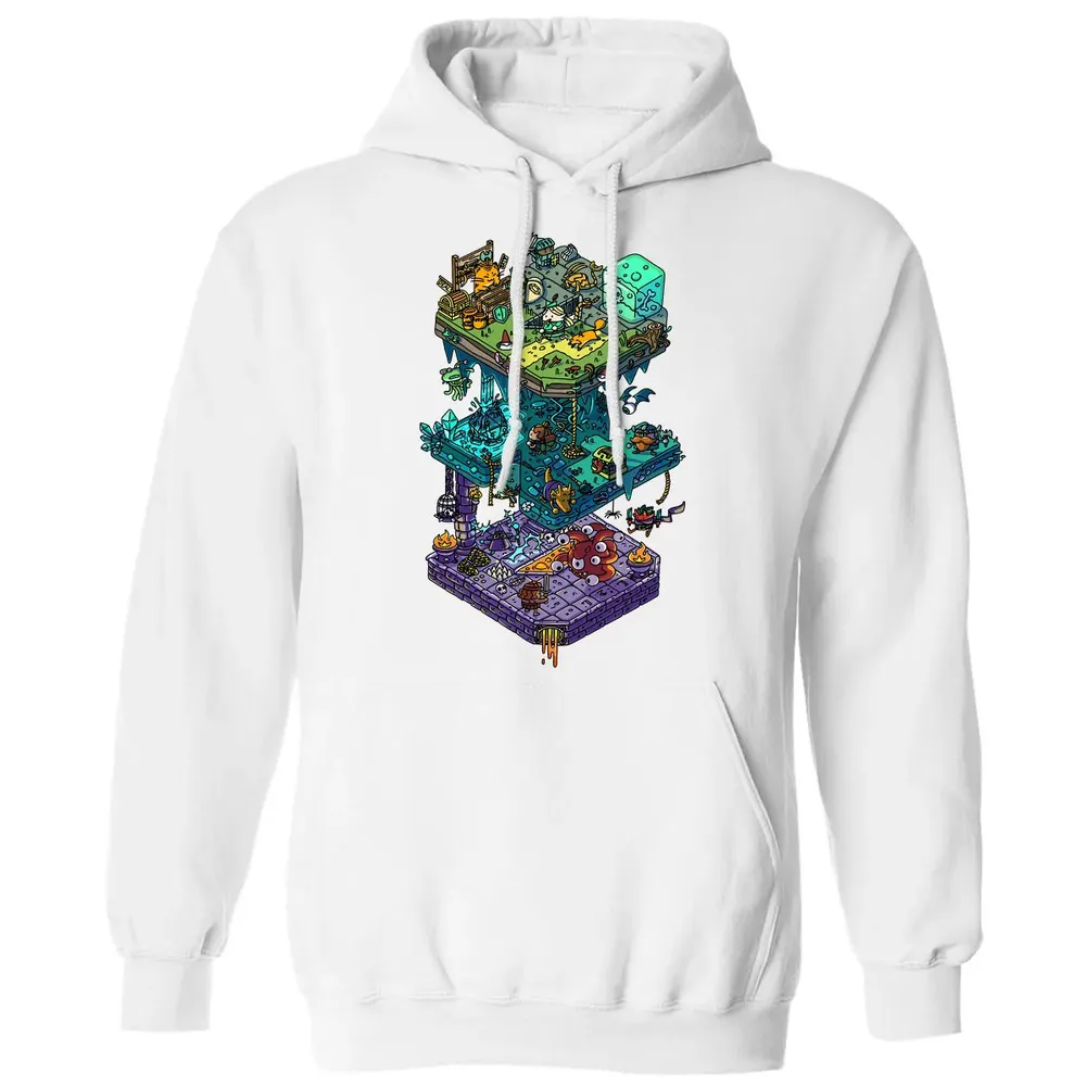 Isometric Dragons Classic Unisex Hoodie - 11