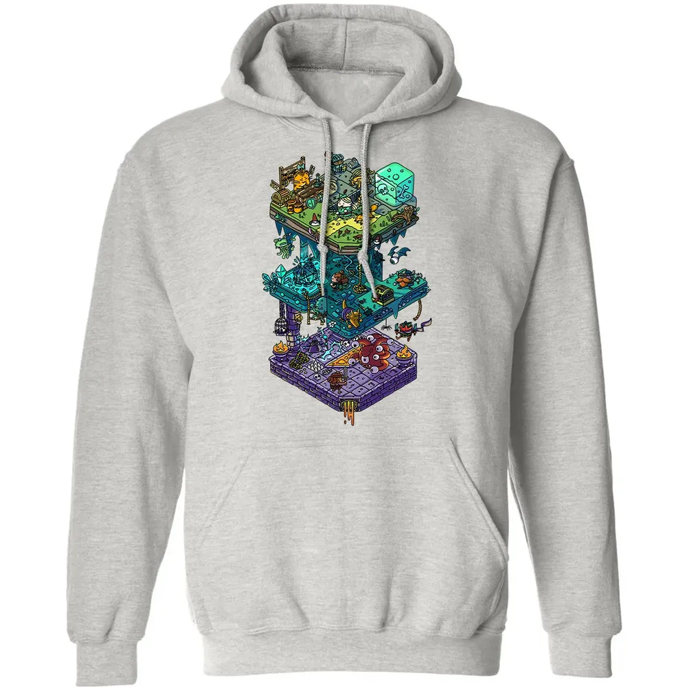 Isometric Dragons Classic Unisex Hoodie - 8